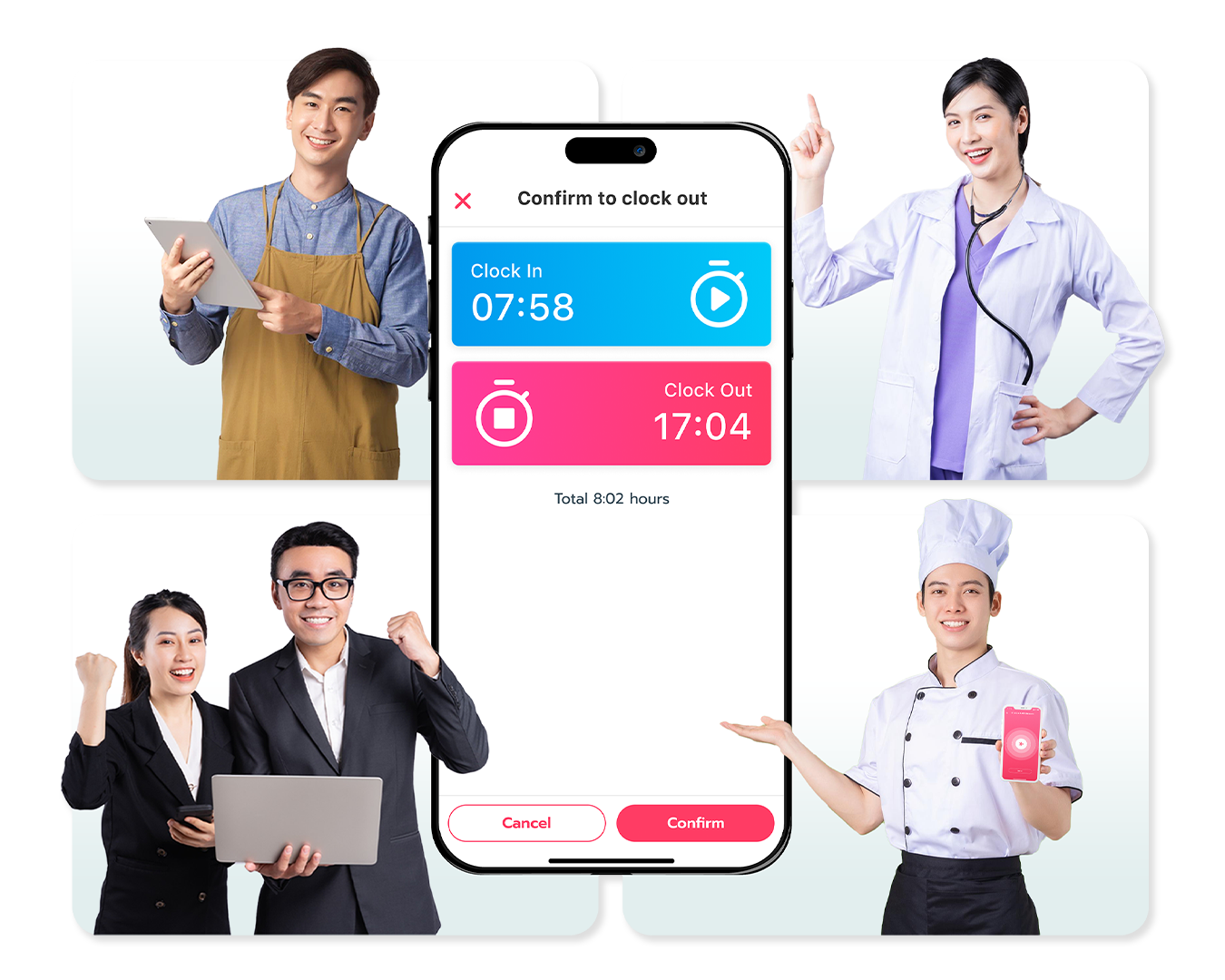 ลงเวลาเข้างานผ่านแอพ OneDee